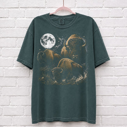 Bison Moonlight Vintage 90s T-Shirt – alternate product view