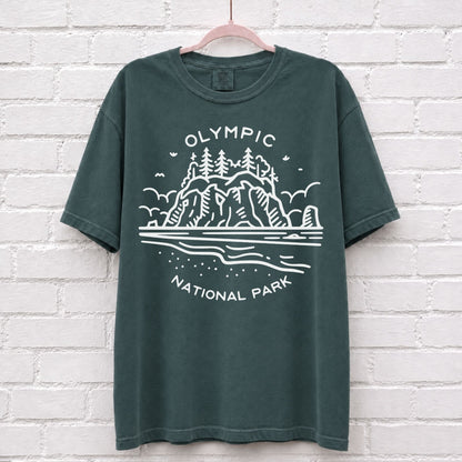 Vintage Olympic National Park Washington T-Shirt