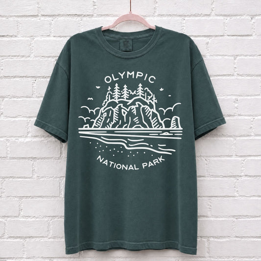 Vintage Olympic National Park Washington T-Shirt