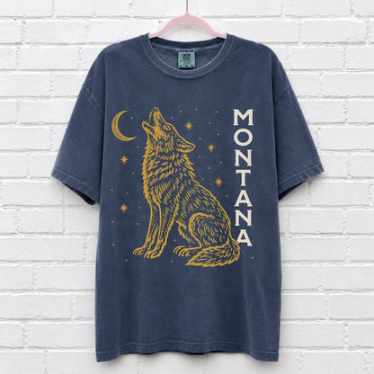 Starlight Montana Wolf Graphic T-Shirt