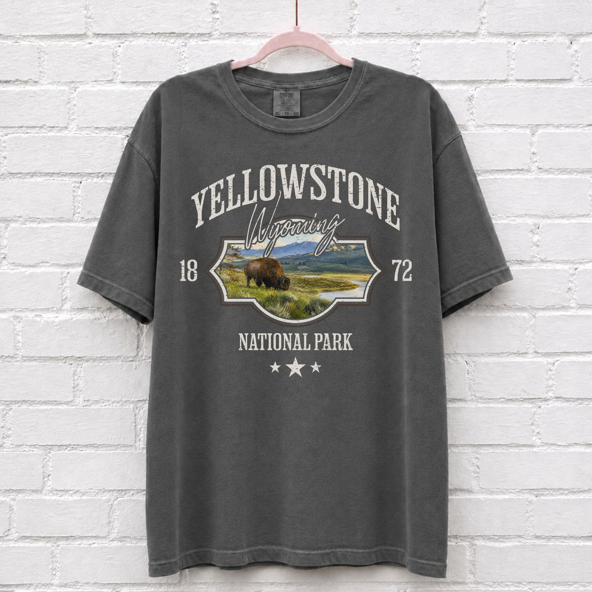 Yellowstone National Park Landscape Graphic T-Shirt