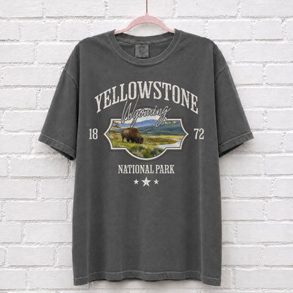Yellowstone National Park Landscape Graphic T-Shirt