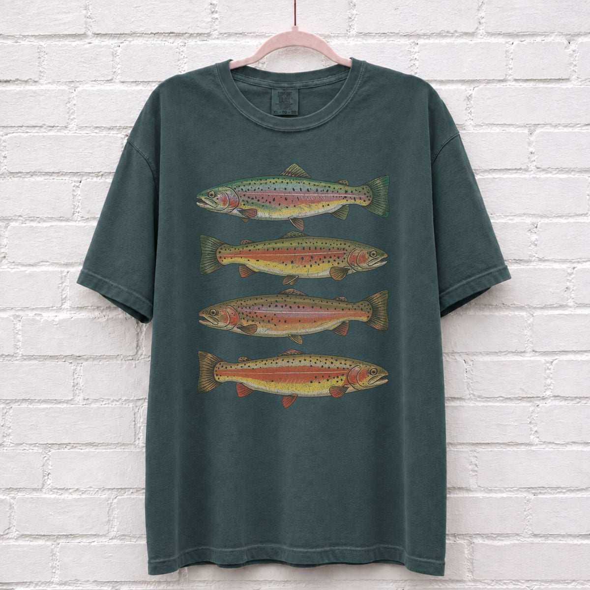 Vintage Rainbow Trout T-Shirt – alternate product view