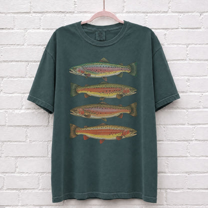 Vintage Rainbow Trout T-Shirt – alternate product view