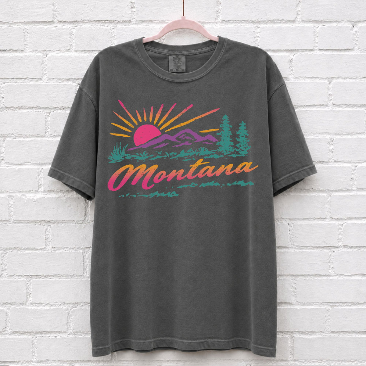 Vintage 80s Montana Graphic T-Shirt