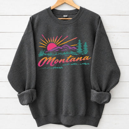 Vintage 80s Montana Graphic Sweatshirt