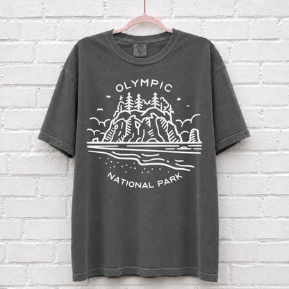 Vintage Olympic National Park Washington T-Shirt – alternate product view