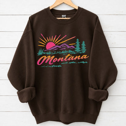 Vintage 80s Montana Graphic Sweatshirt