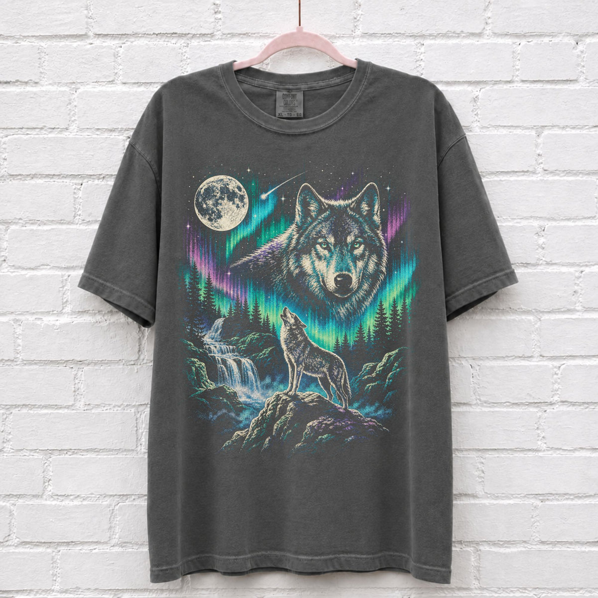 Wolf Vintage 90s Northern Lights T-Shirt