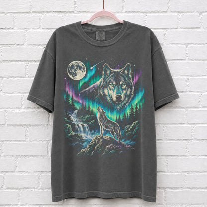 Wolf Vintage 90s Northern Lights T-Shirt