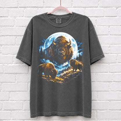 Bison Moon Vintage 90s T-Shirt – alternate product view