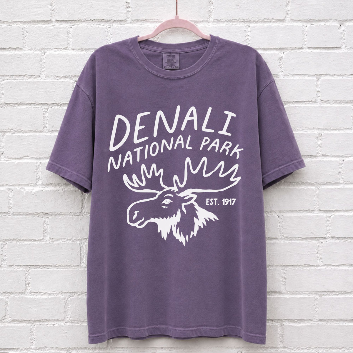 Denali National Park Moose Graphic T-Shirt