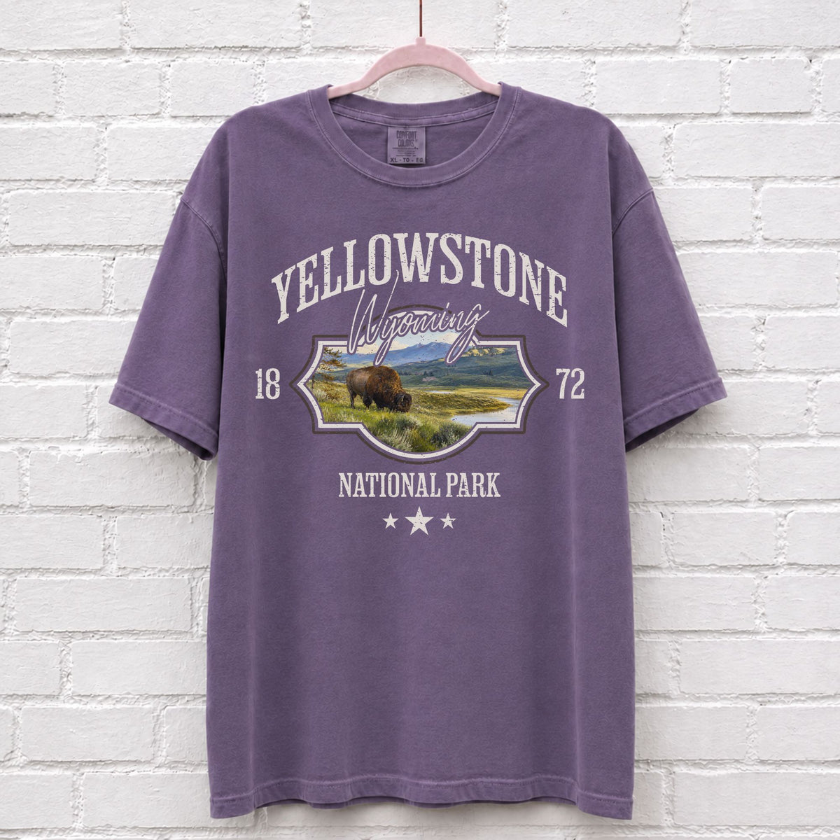 Yellowstone National Park Landscape Graphic T-Shirt