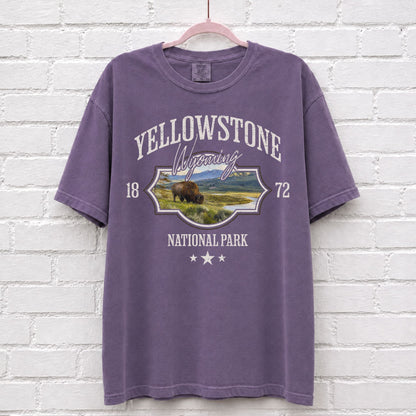 Yellowstone National Park Landscape Graphic T-Shirt