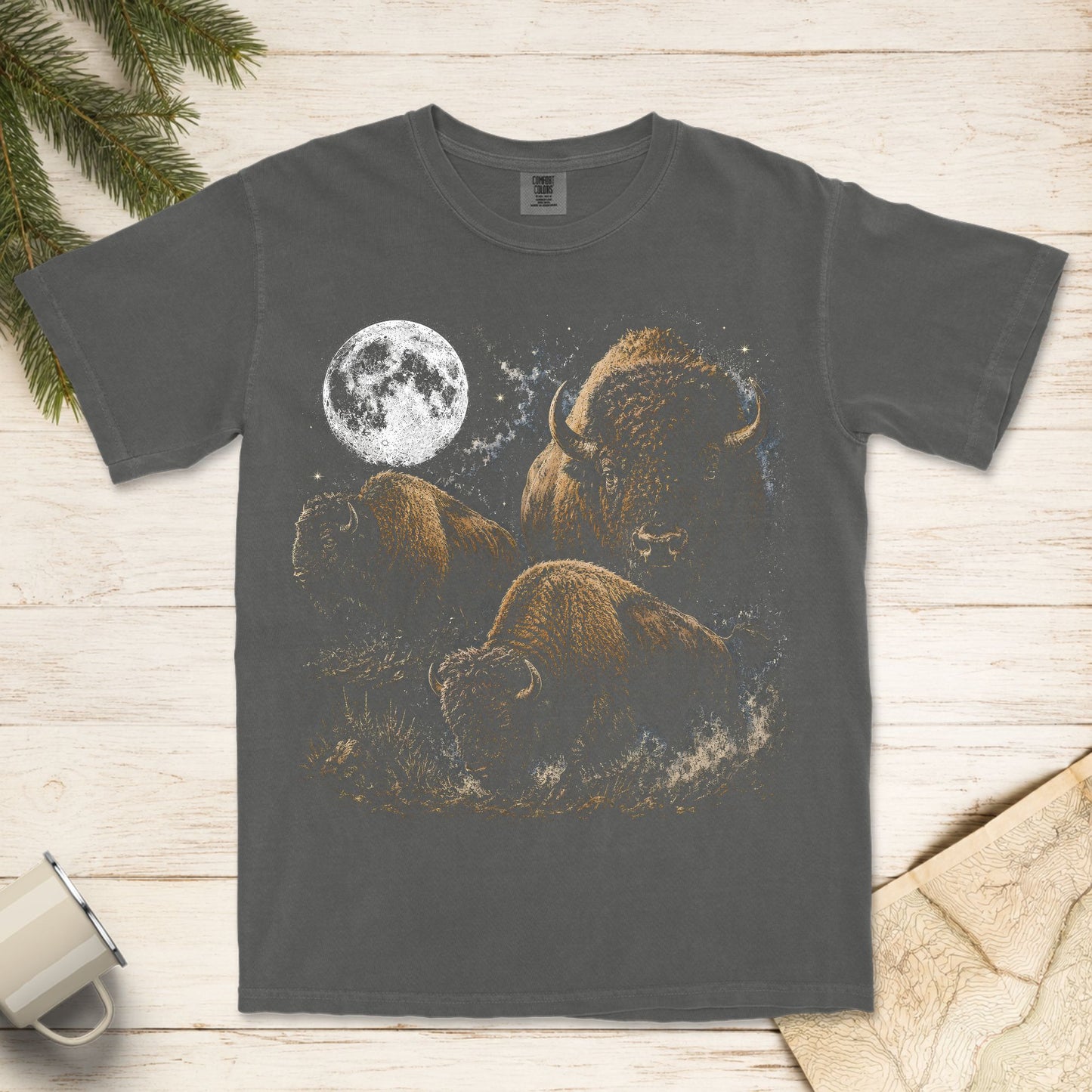 Bison Moonlight Vintage 90s T-Shirt