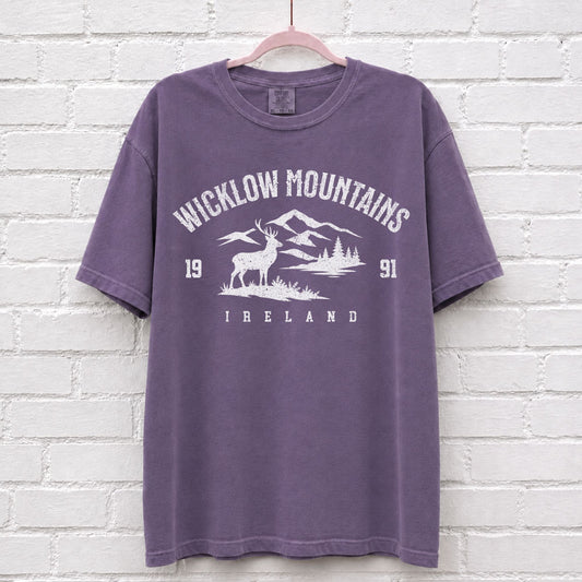 Wicklow Mountains Ireland Forest Graphic T-Shirt