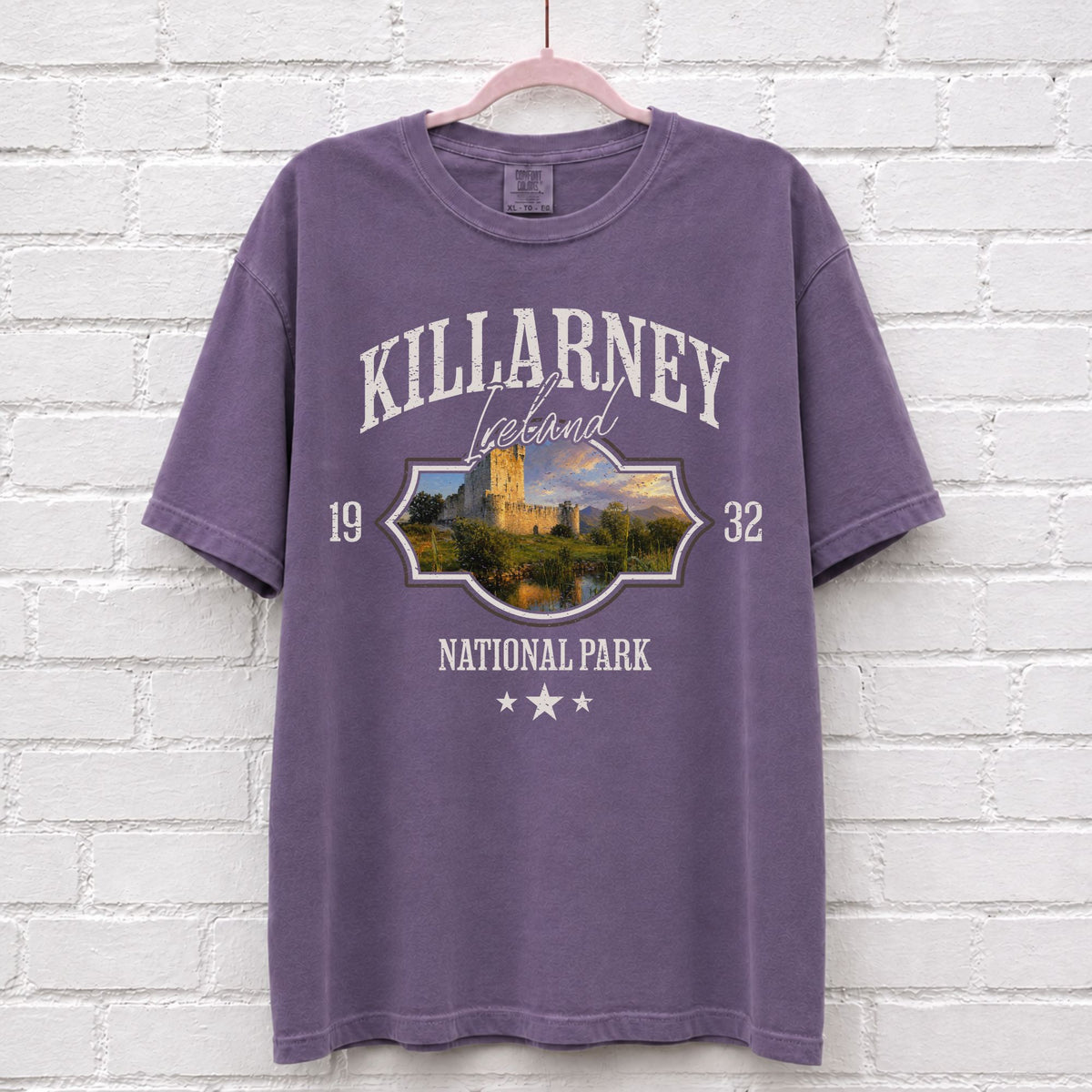 Killarney Ireland Ross Castle Landscape T-Shirt