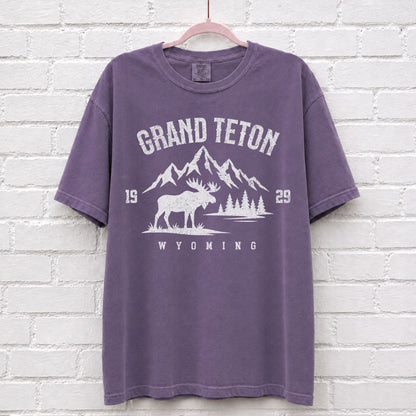Grand Teton Wyoming Moose T-Shirt