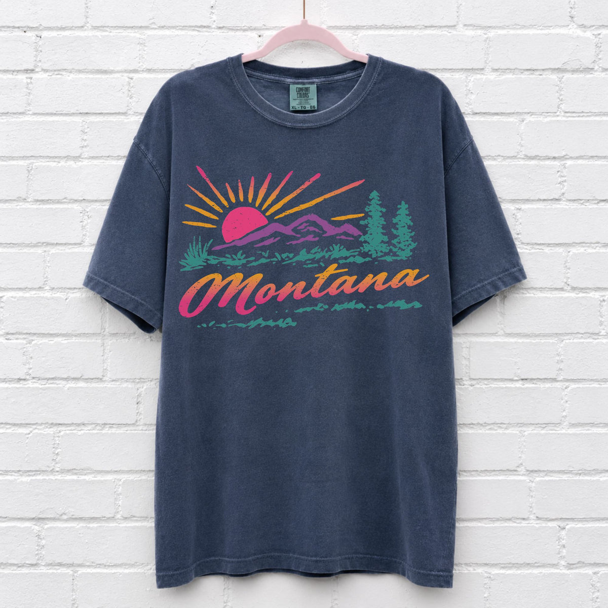 Vintage 80s Montana Graphic T-Shirt