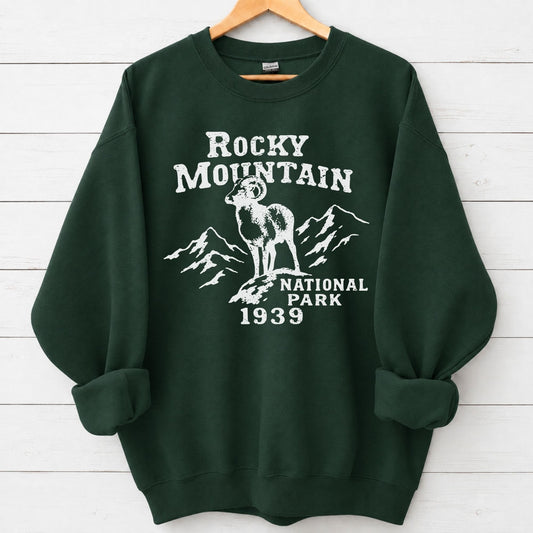 Rocky Mountain National Park Vintage Sweatshirt