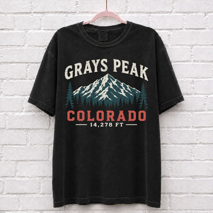 Grays Peak Colorado T-Shirt – alternate product view