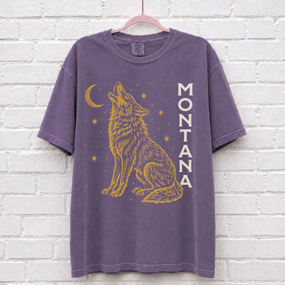 Starlight Montana Wolf Graphic T-Shirt