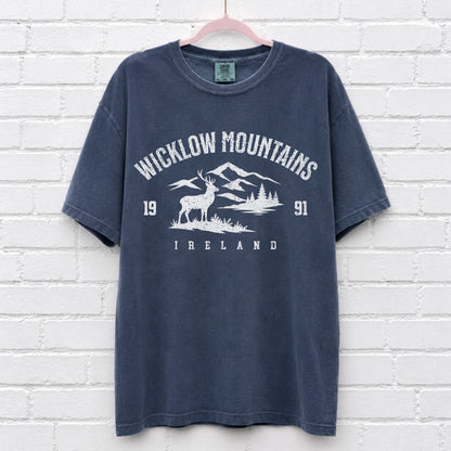 Wicklow Mountains Ireland Forest Graphic T-Shirt