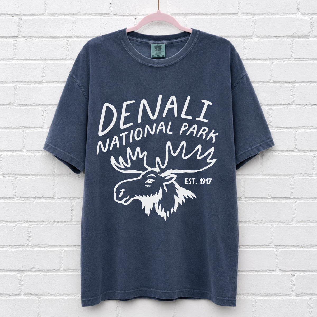 Denali National Park Moose Graphic T-Shirt