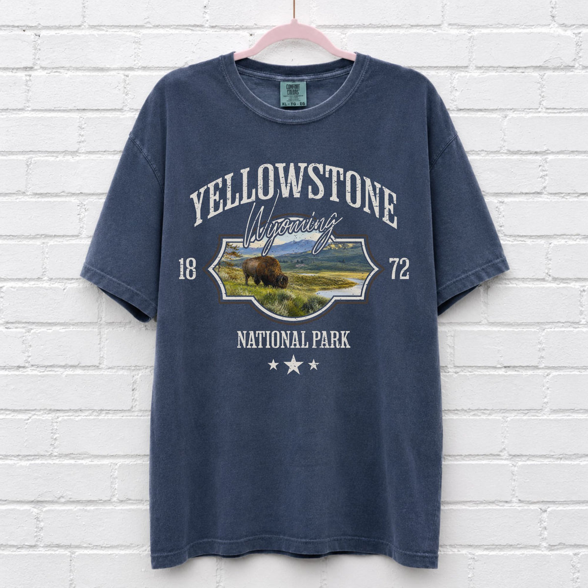 Yellowstone National Park Landscape Graphic T-Shirt