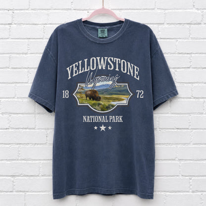 Yellowstone National Park Landscape Graphic T-Shirt