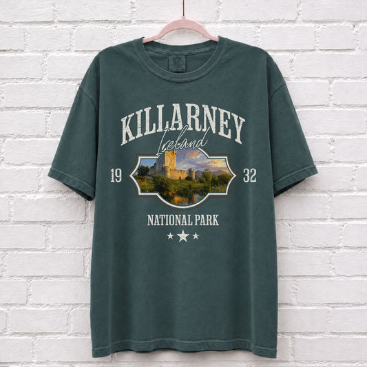 Killarney Ireland Ross Castle Landscape T-Shirt