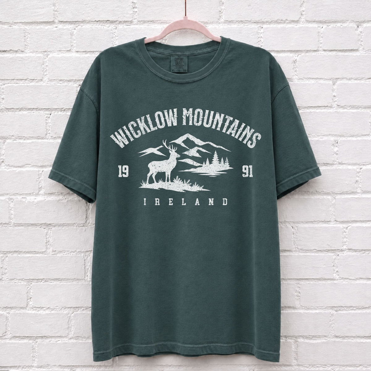 Wicklow Mountains Ireland Forest Graphic T-Shirt