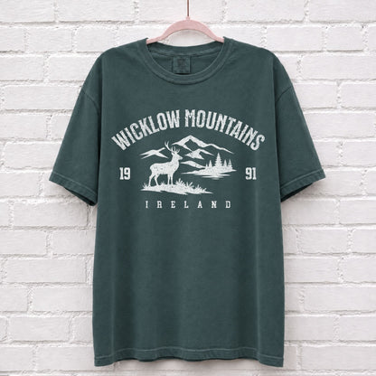 Wicklow Mountains Ireland Forest Graphic T-Shirt