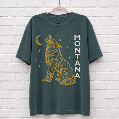 Starlight Montana Wolf Graphic T-Shirt