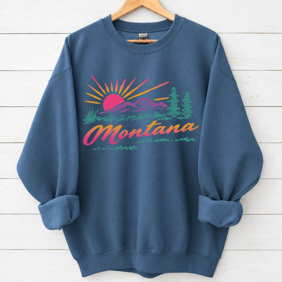 Vintage 80s Montana Graphic Sweatshirt