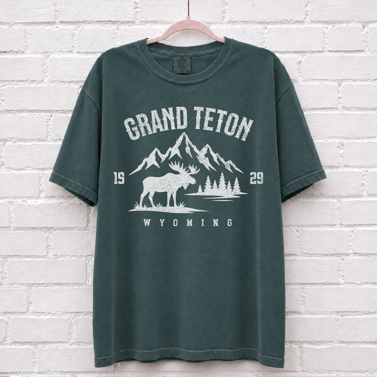 Grand Teton Wyoming Moose T-Shirt