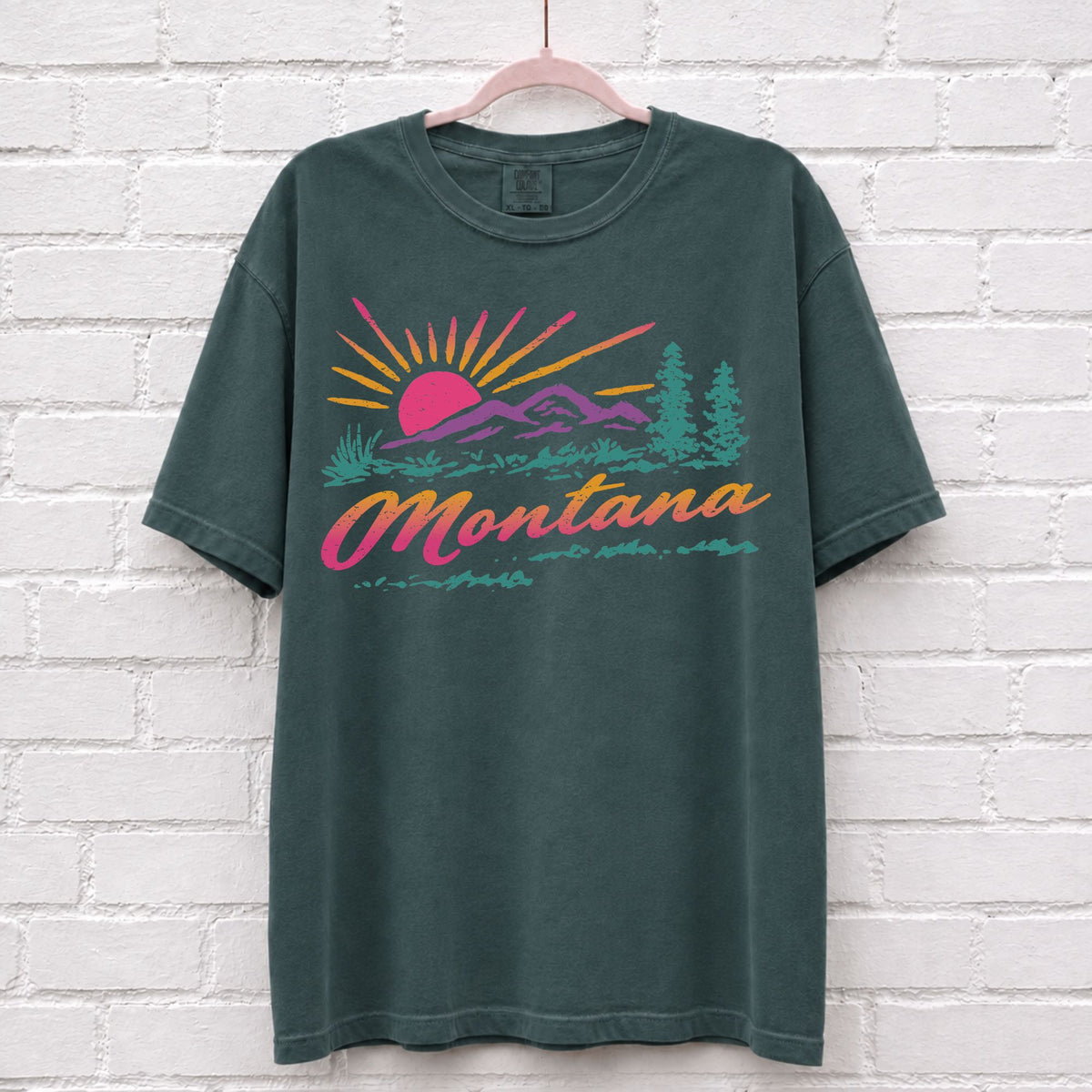 Vintage 80s Montana Graphic T-Shirt