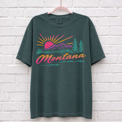 Vintage 80s Montana Graphic T-Shirt