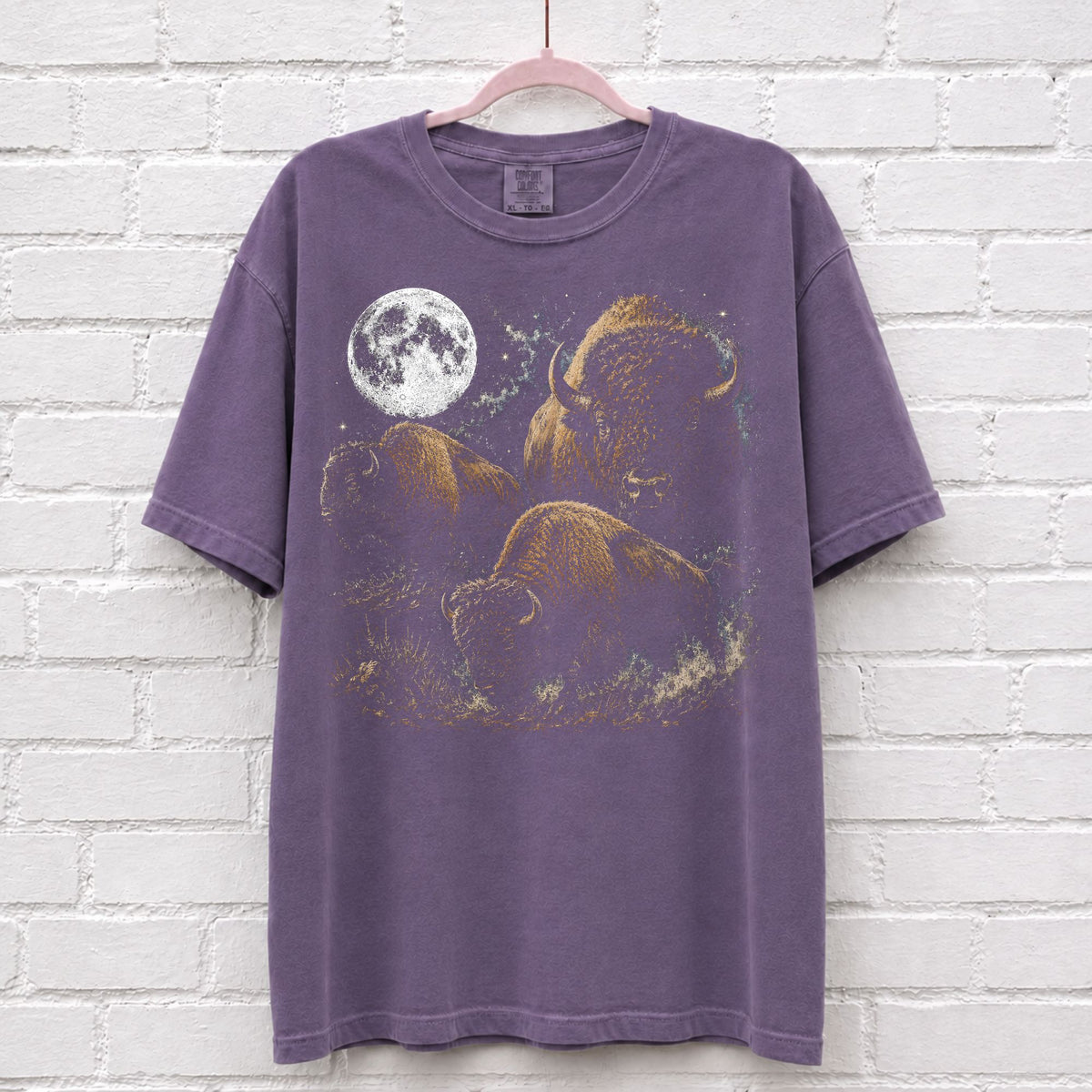 Bison Moonlight Vintage 90s T-Shirt – alternate product view