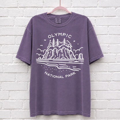 Vintage Olympic National Park Washington T-Shirt – alternate product view