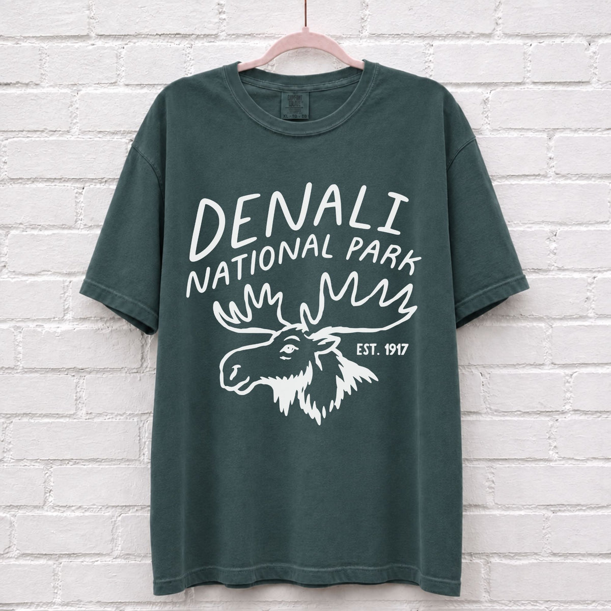 Denali National Park Moose Graphic T-Shirt