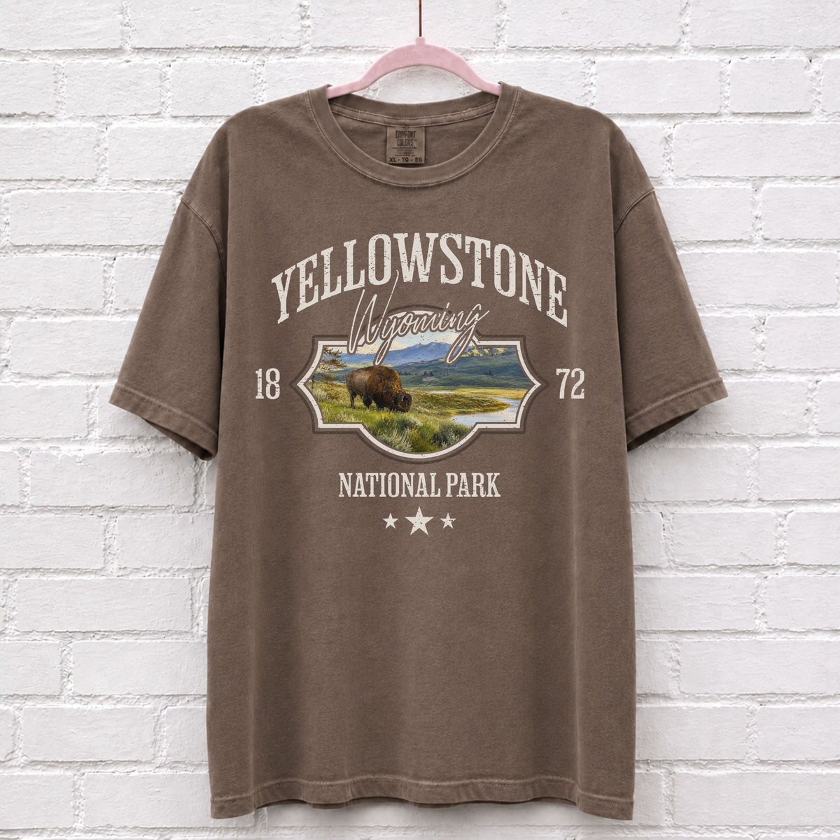 Yellowstone National Park Landscape Graphic T-Shirt