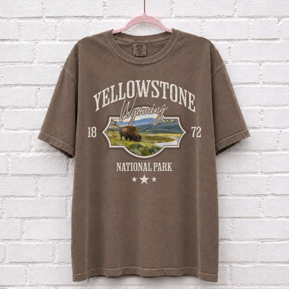Yellowstone National Park Landscape Graphic T-Shirt