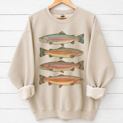 Vintage Rainbow Trout Sweatshirt