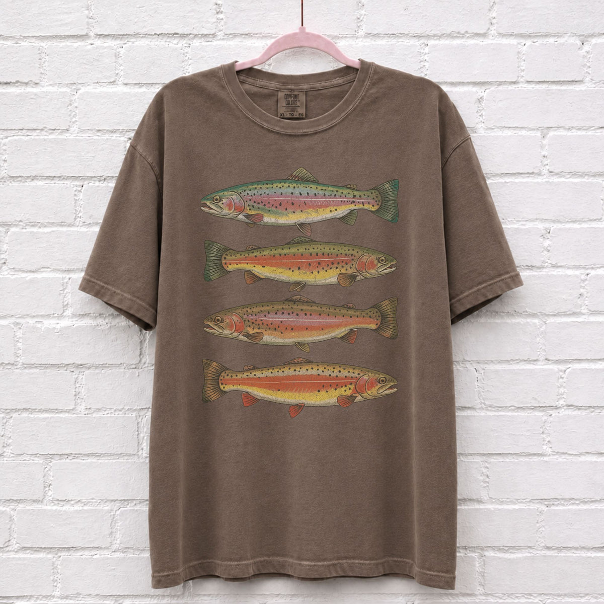 Vintage Rainbow Trout T-Shirt – alternate product view