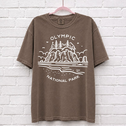 Vintage Olympic National Park Washington T-Shirt – alternate product view