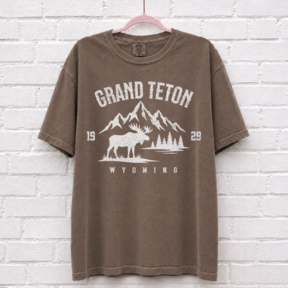 Grand Teton Wyoming Moose T-Shirt