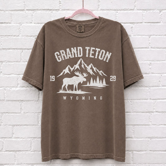 Grand Teton Wyoming Moose T-Shirt