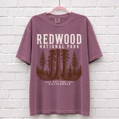Vintage Redwood National Park California T-Shirt