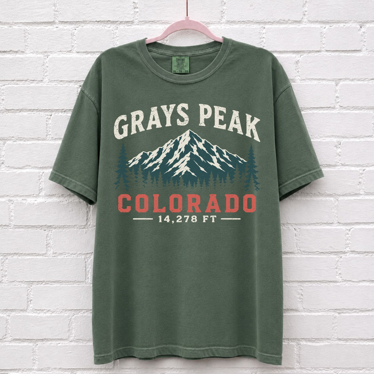 Grays Peak Colorado T-Shirt – alternate product view